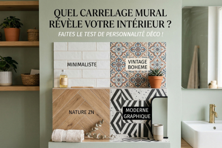 Quiz Déco : Test de personnalité qui définit le style de votre salle de bain idéale !